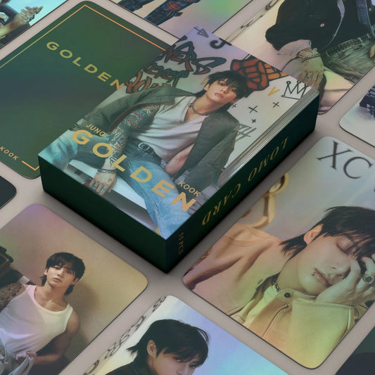 JUNGKOOK 'GOLDEN' Holographic LOMO CARDS
