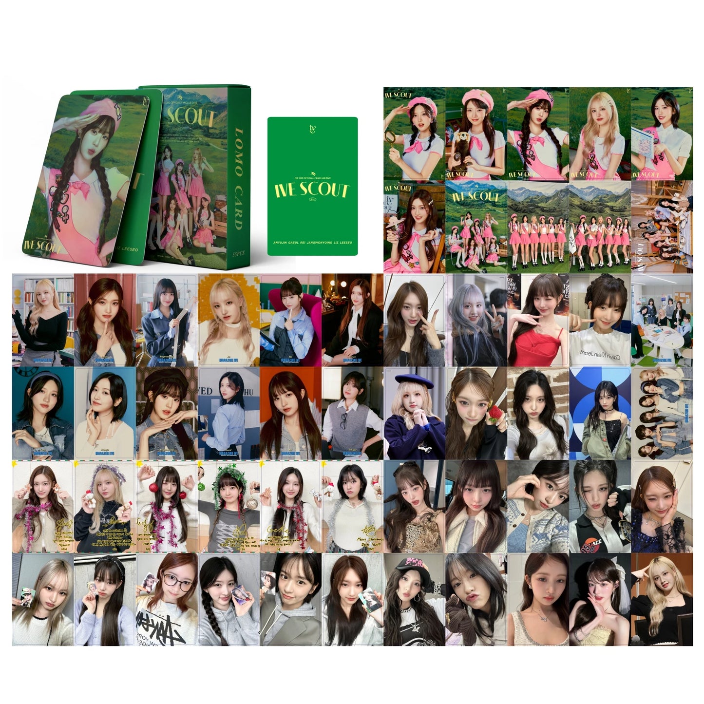 IVE 'SCOUT' Holographic LOMO CARDS