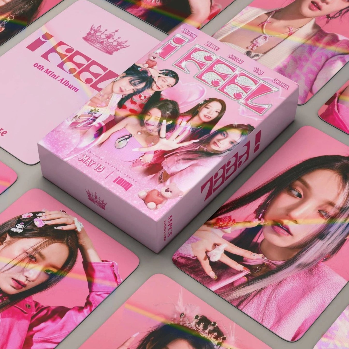 (G)I-DLE 'I FEEL' Holographic LOMO CARDS