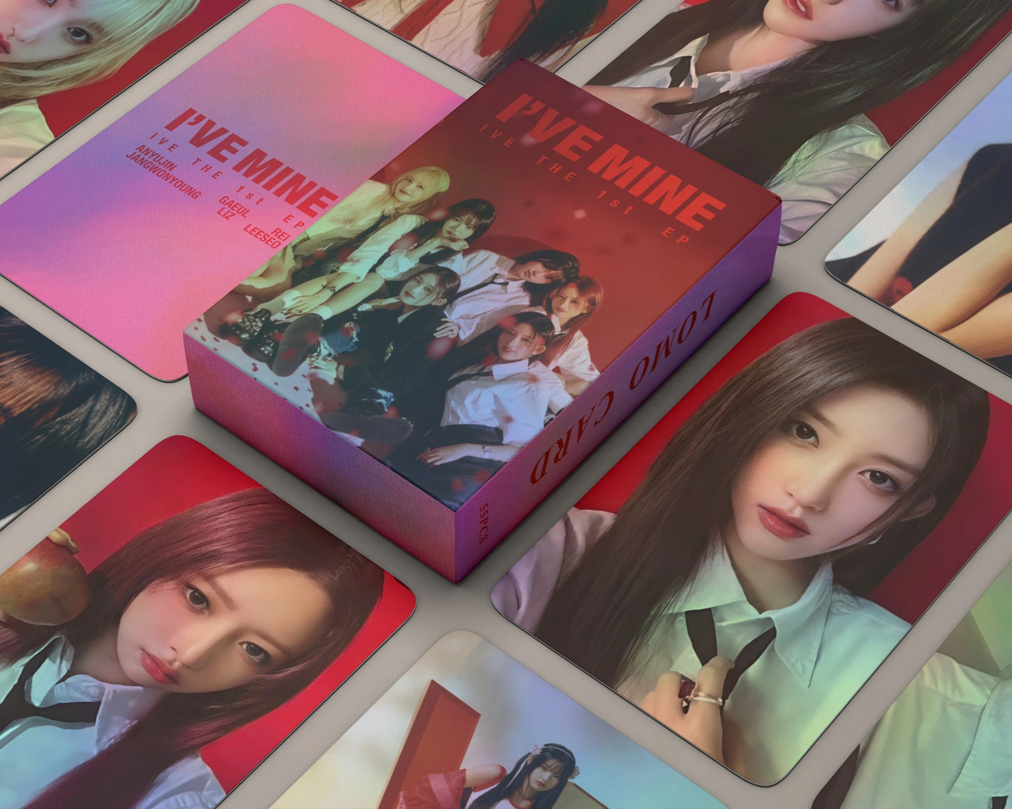 IVE 'I'VE MINE' Holographic LOMO CARDS