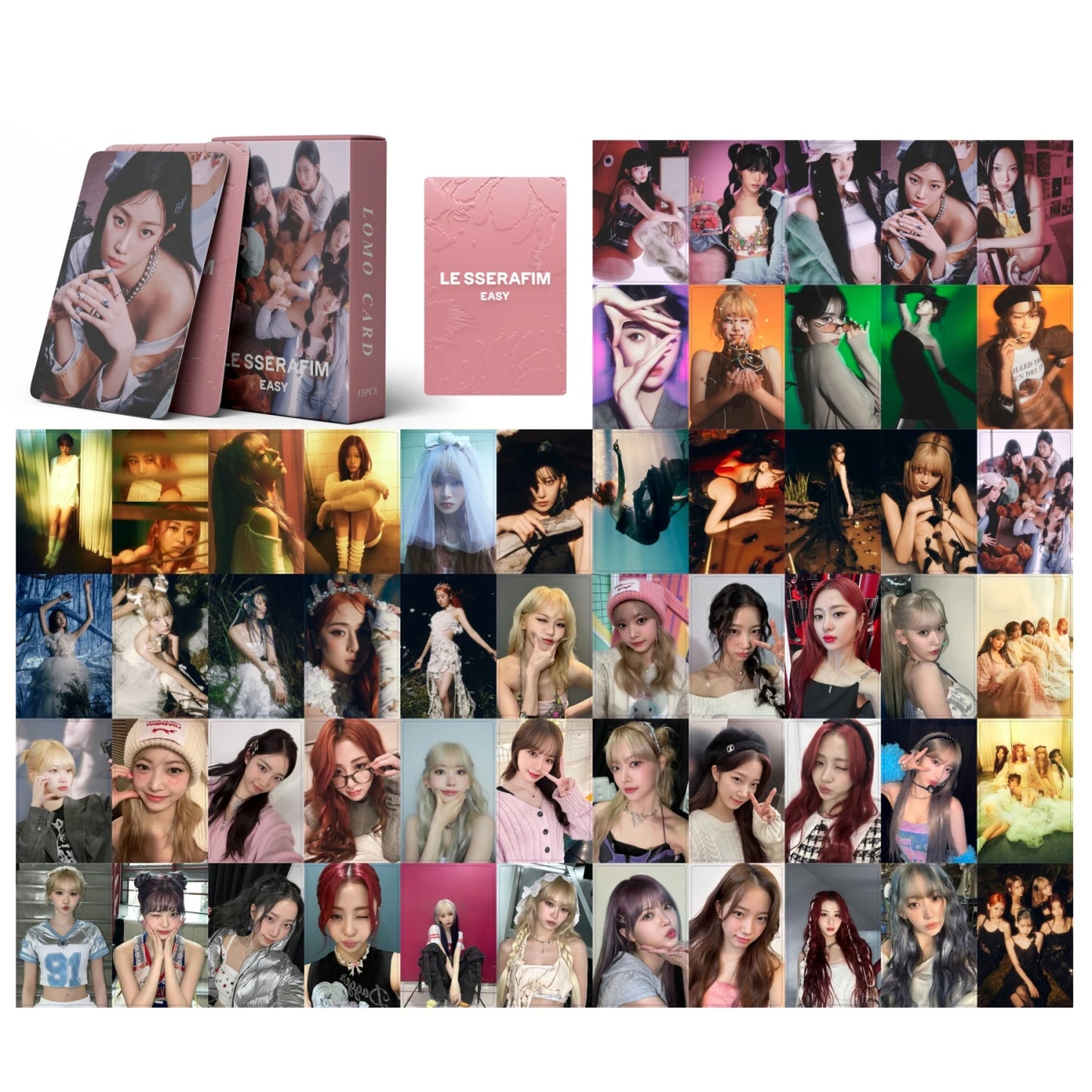 LE SSERAFIM 'Easy' LOMO CARDS