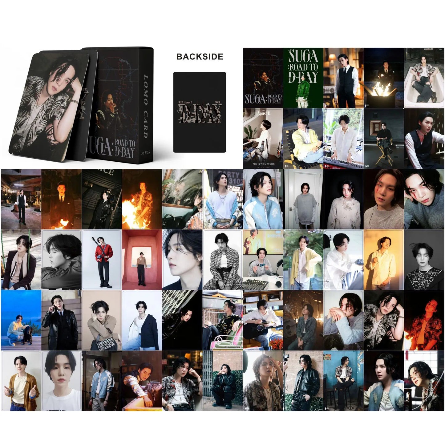 SUGA 'ROAD TO D-DAY' LOMO CARDS