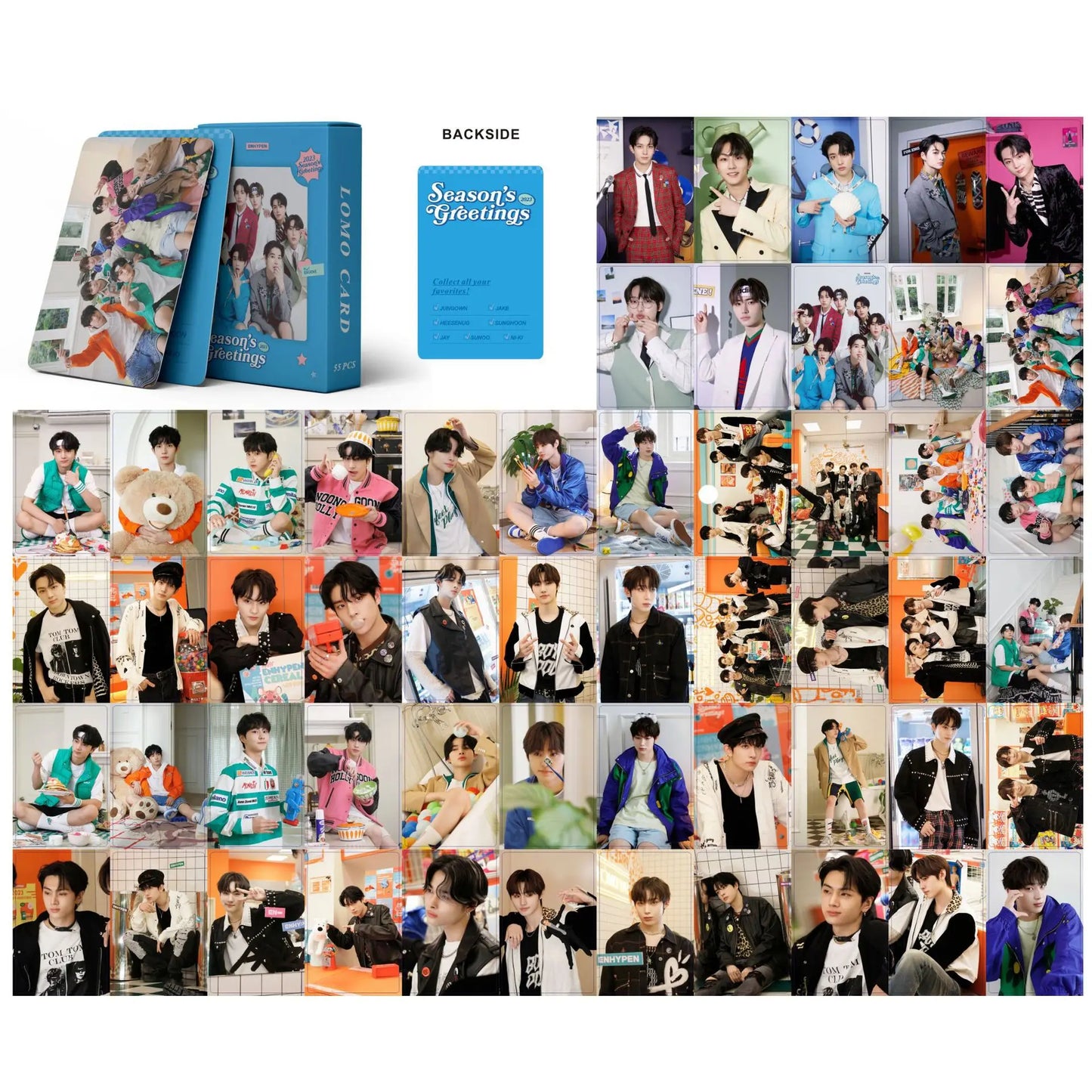 ENHYPEN '2023 Season's Greetings' LOMO CARDS