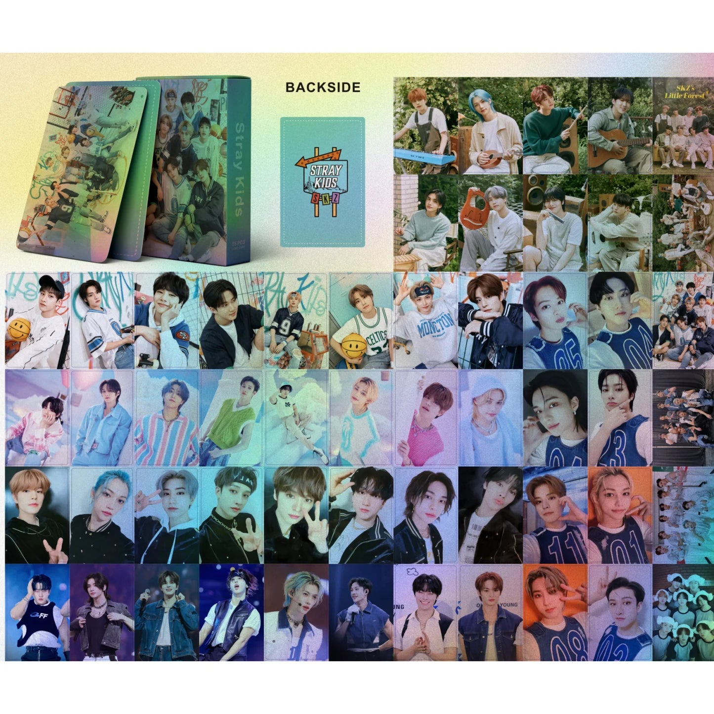 STRAY KIDS 'Little Forest' Holographic LOMO CARDS