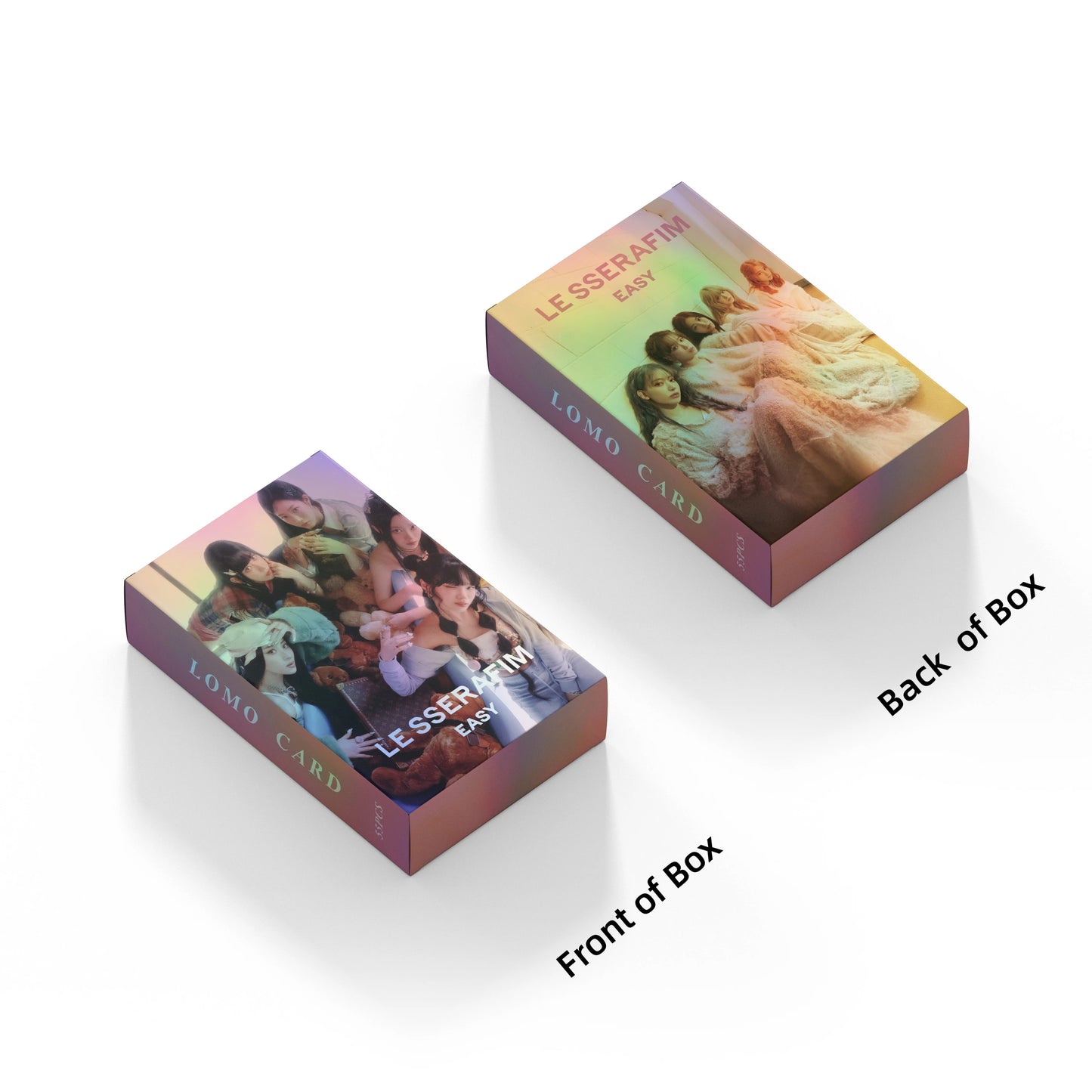 LE SSERAFIM 'Easy' Holographic LOMO CARDS