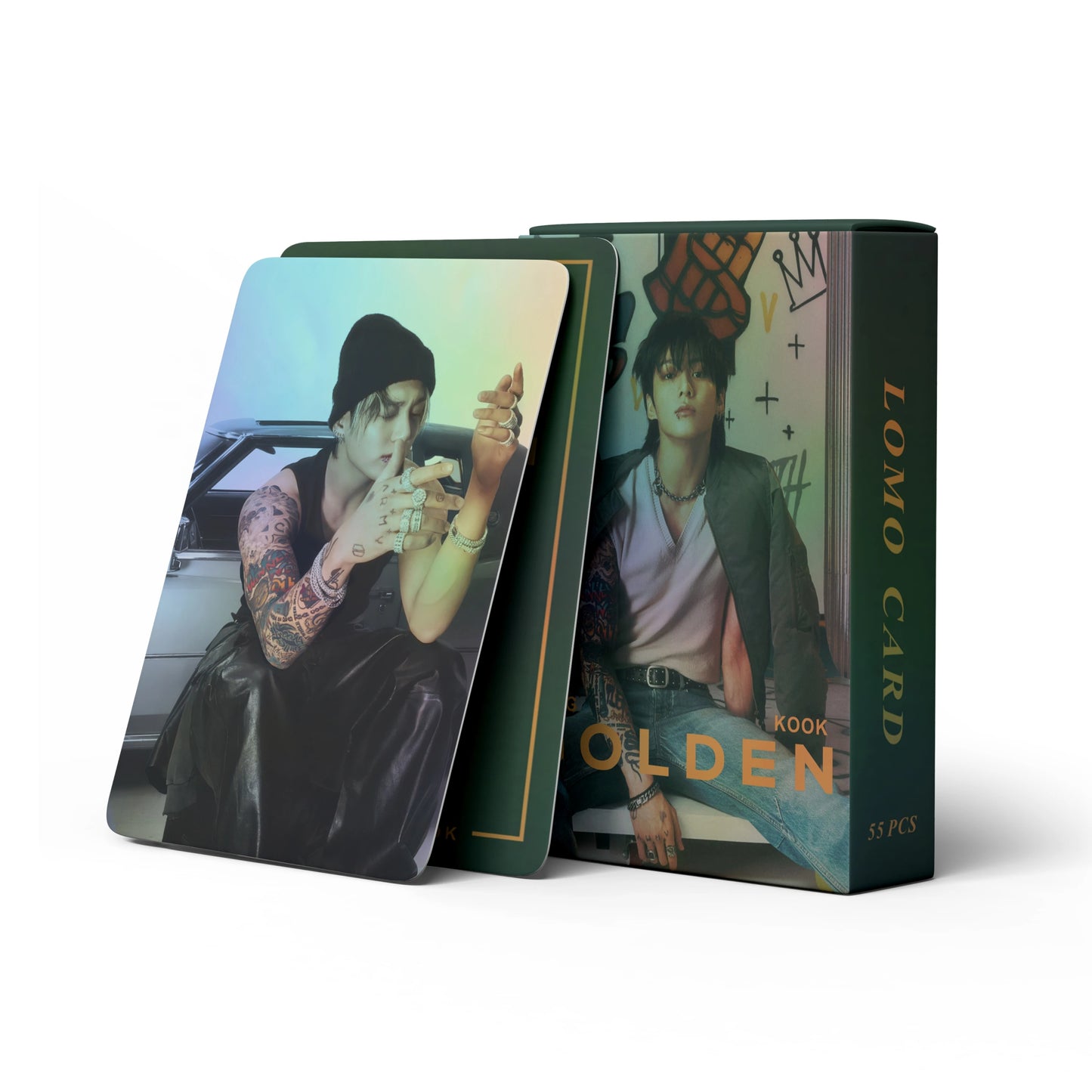 JUNGKOOK 'GOLDEN' Holographic LOMO CARDS