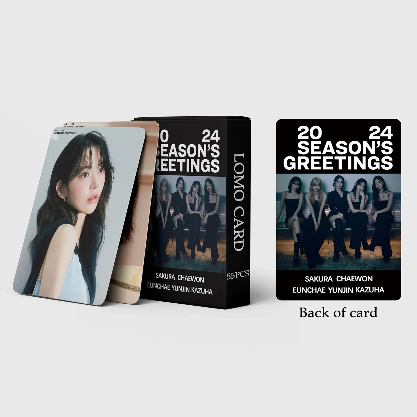 LE SSERAFIM 'Season's Greetings 2024' LOMO CARDS
