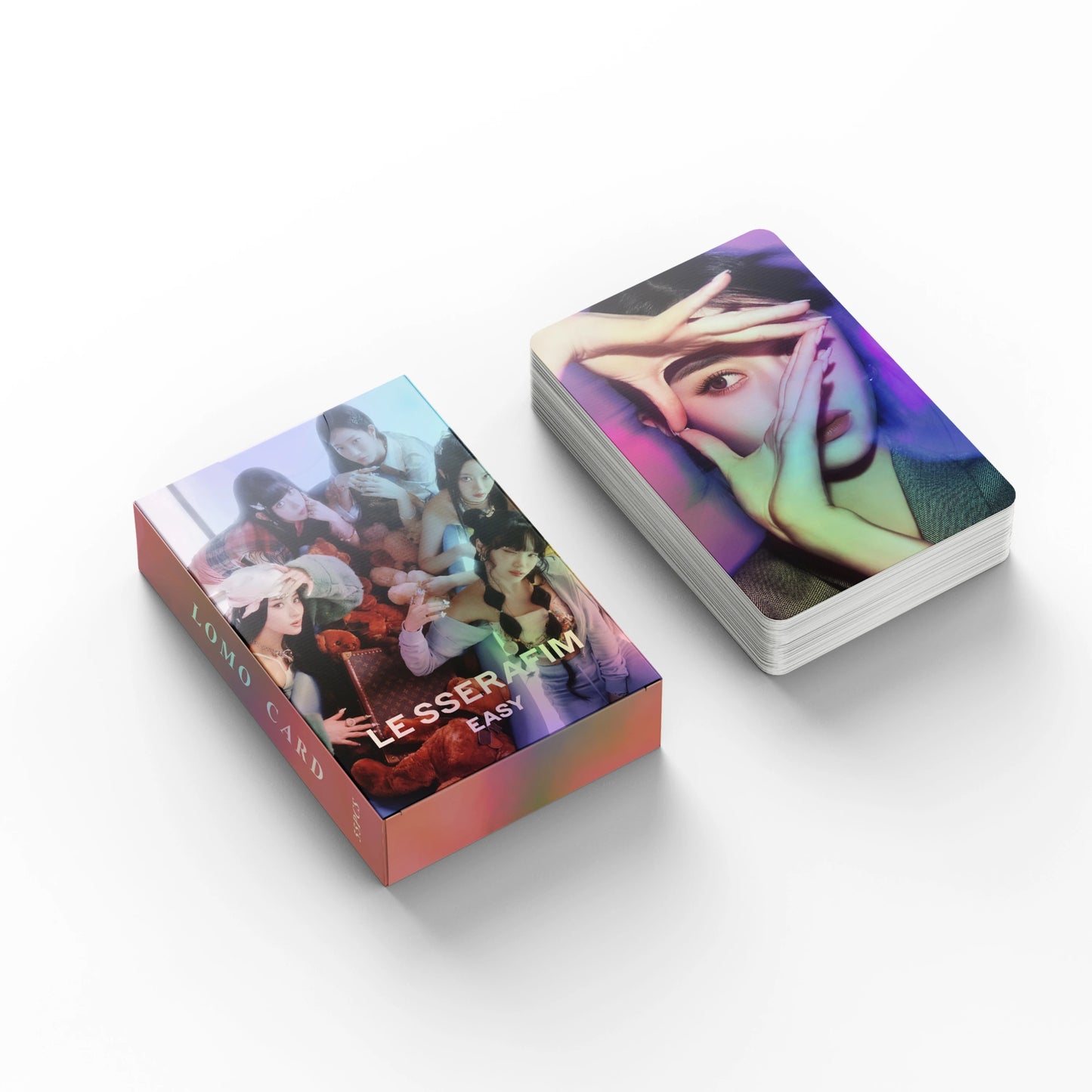 LE SSERAFIM 'Easy' Holographic LOMO CARDS