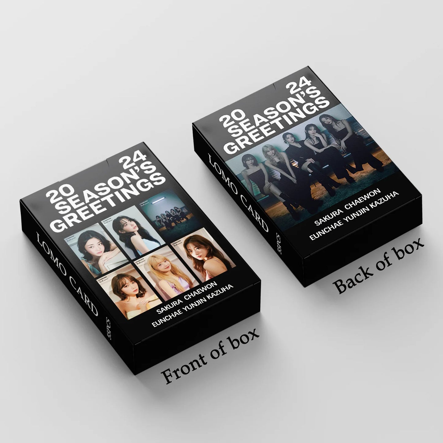 LE SSERAFIM 'Season's Greetings 2024' LOMO CARDS