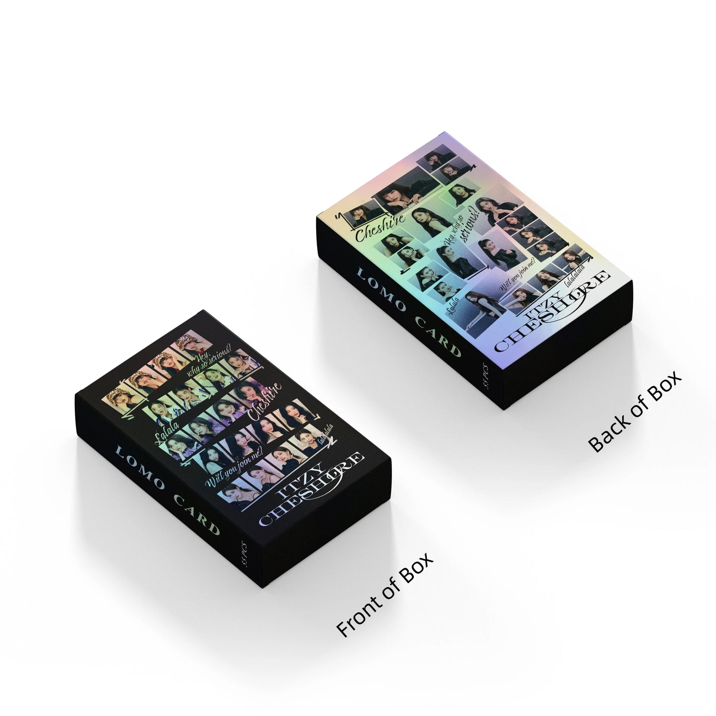 CARTES LOMO holographiques ITZY 'Cheshire'