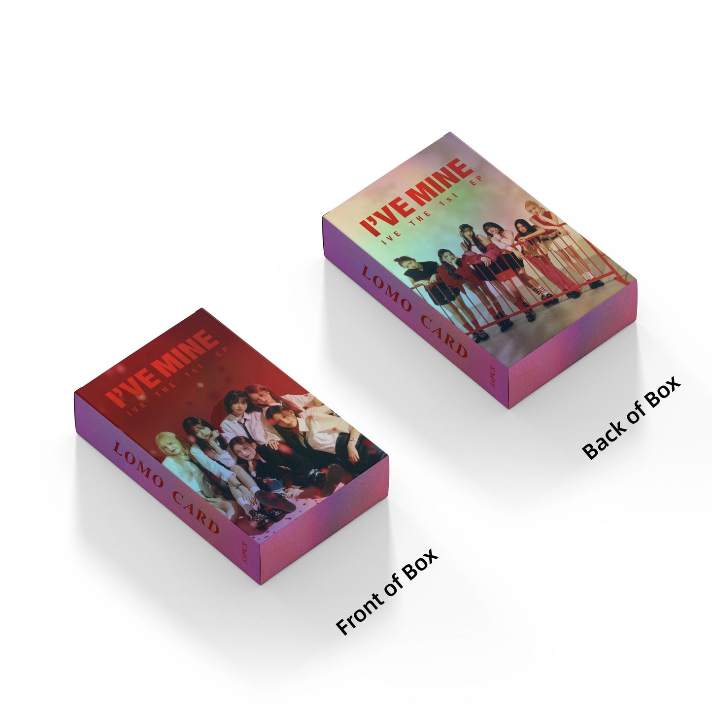 IVE 'I'VE MINE' Holographic LOMO CARDS