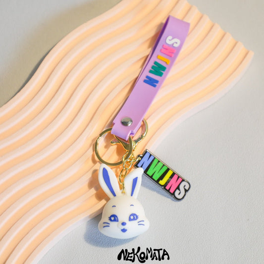 3D NEW JEANS Bunny Keyring