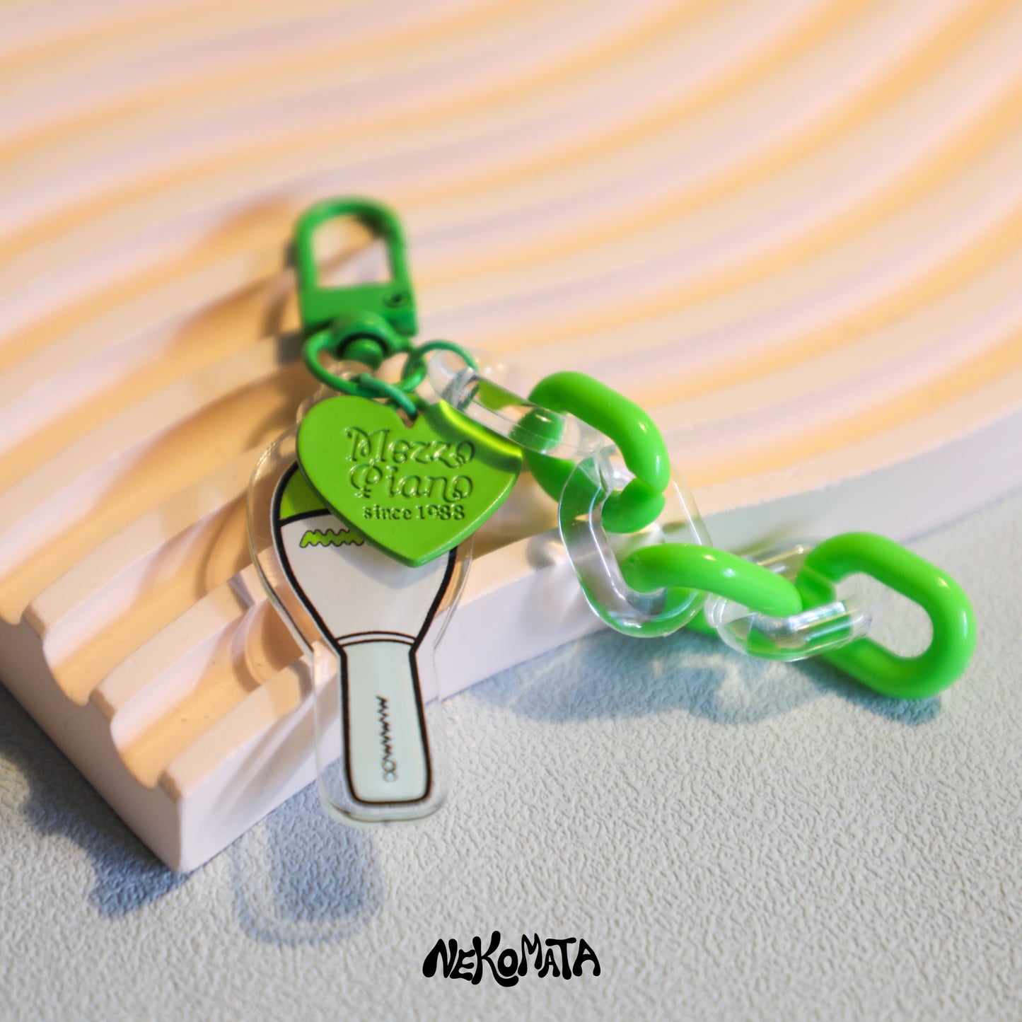 K-pop Lightstick Keychain with Cute Chain
