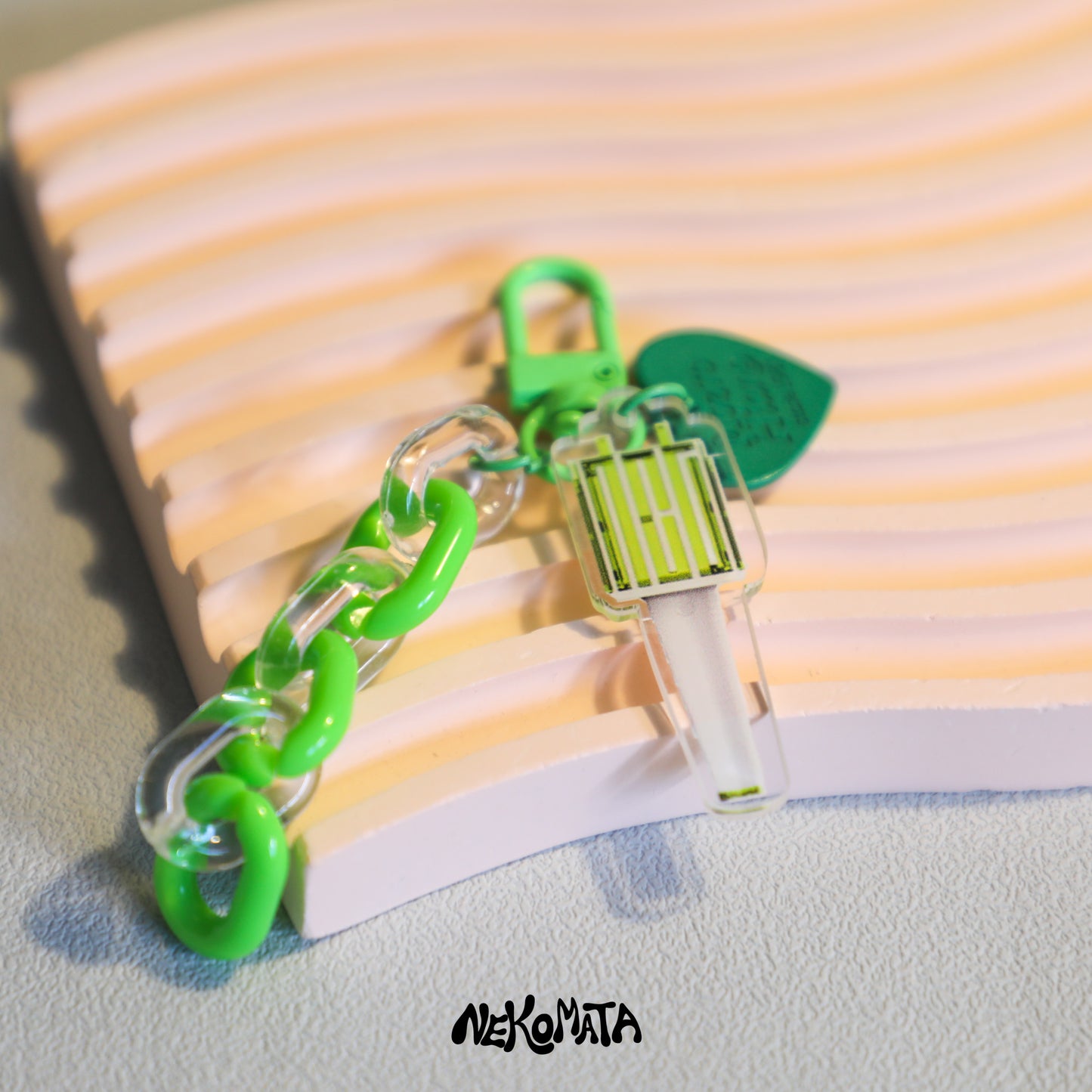 K-pop Lightstick Keychain with Cute Chain
