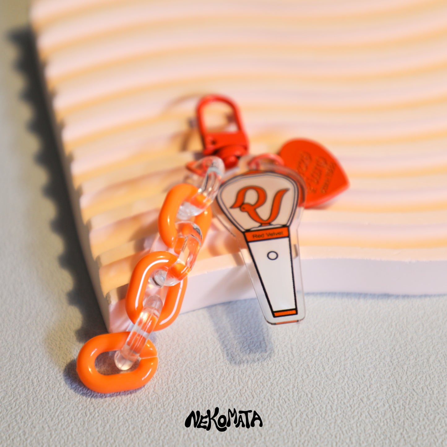 K-pop Lightstick Keychain with Cute Chain