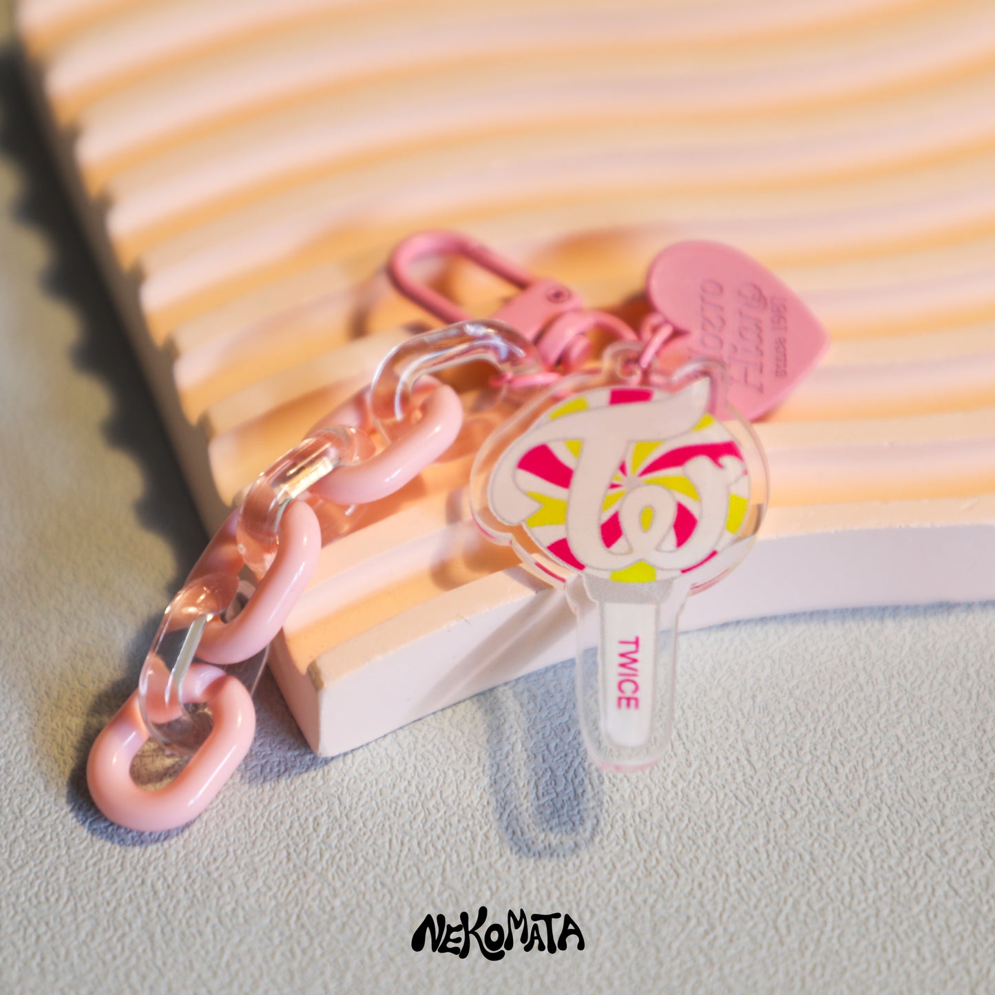 K-pop Lightstick Keychain with Cute Chain