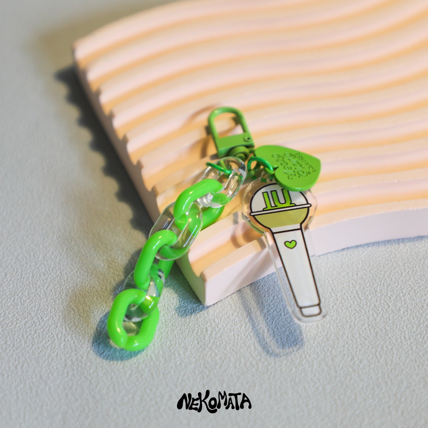 K-pop Lightstick Keychain with Cute Chain