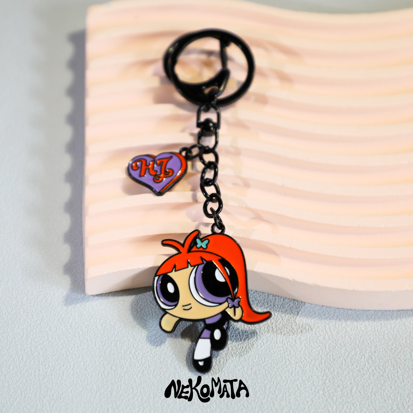 The Powerpuff Girls X NEW JEANS keyring