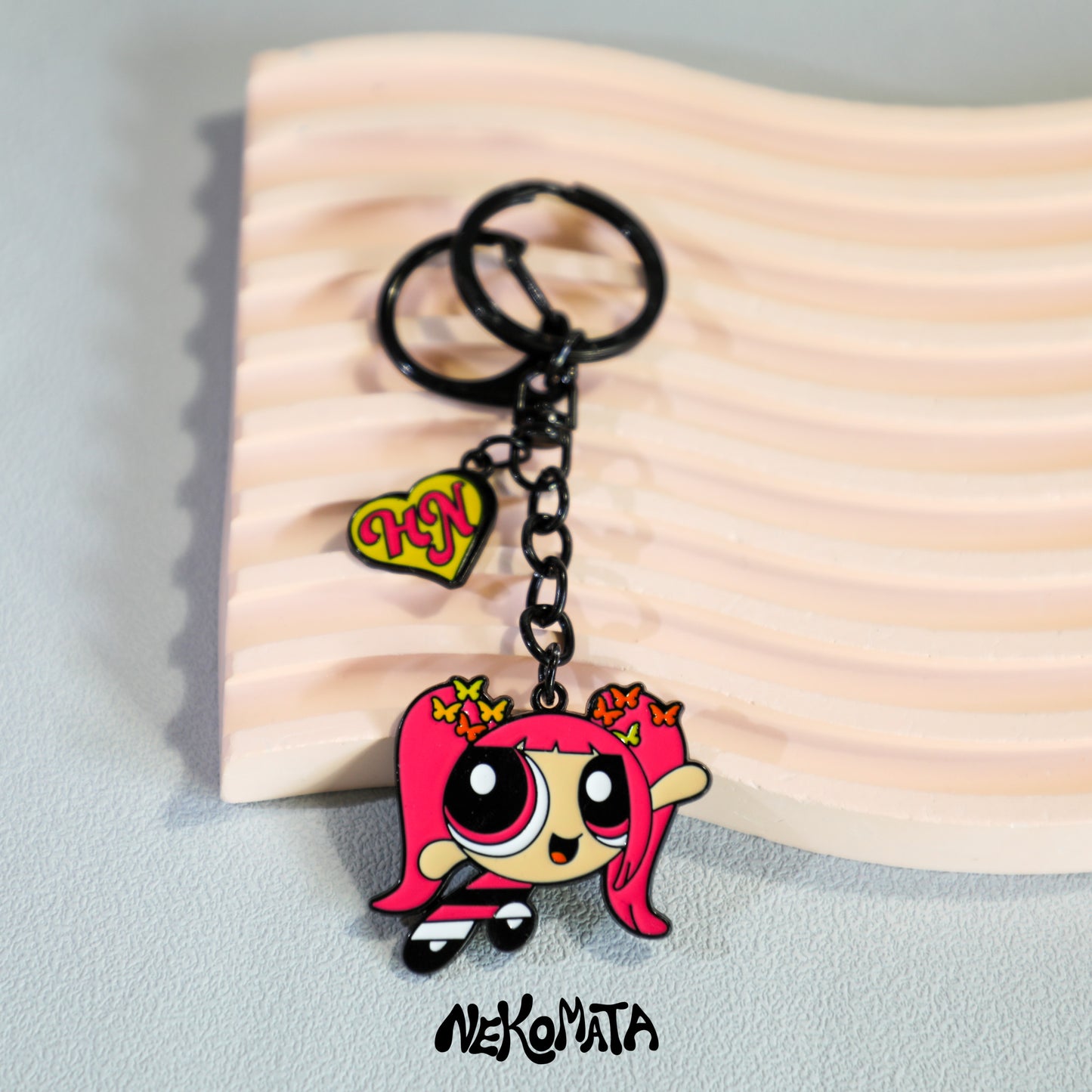 The Powerpuff Girls X NEW JEANS keyring