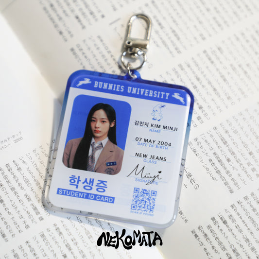 MINJI STUDENT ID KEYCHAIN