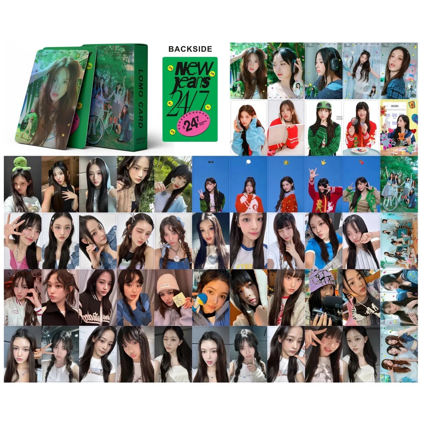 NEW JEANS 'Greetings 2024' Holographic LOMO CARDS