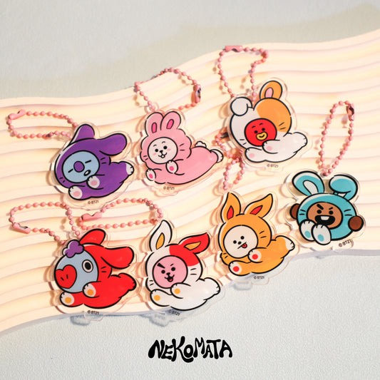 BT21 Masquerade Acrylic Keychain