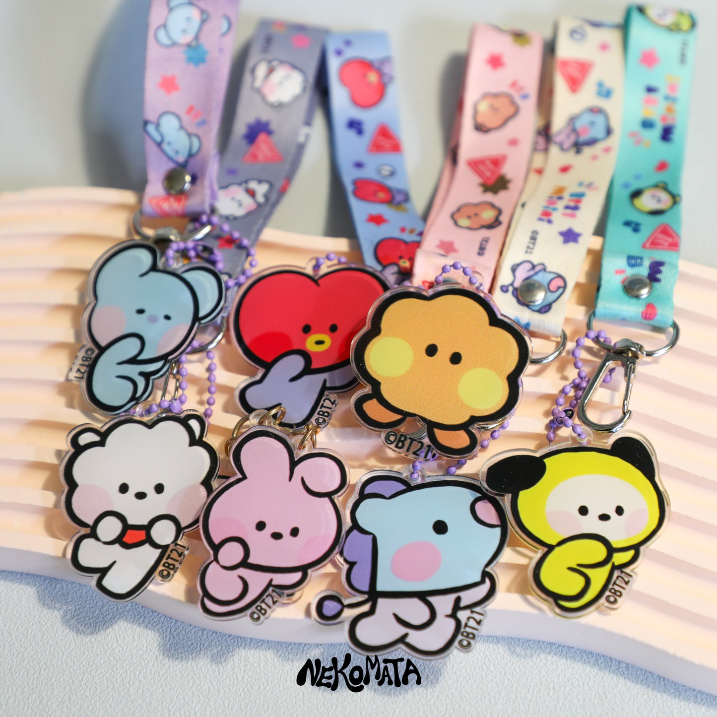 Porte-clé Kawaii BT21