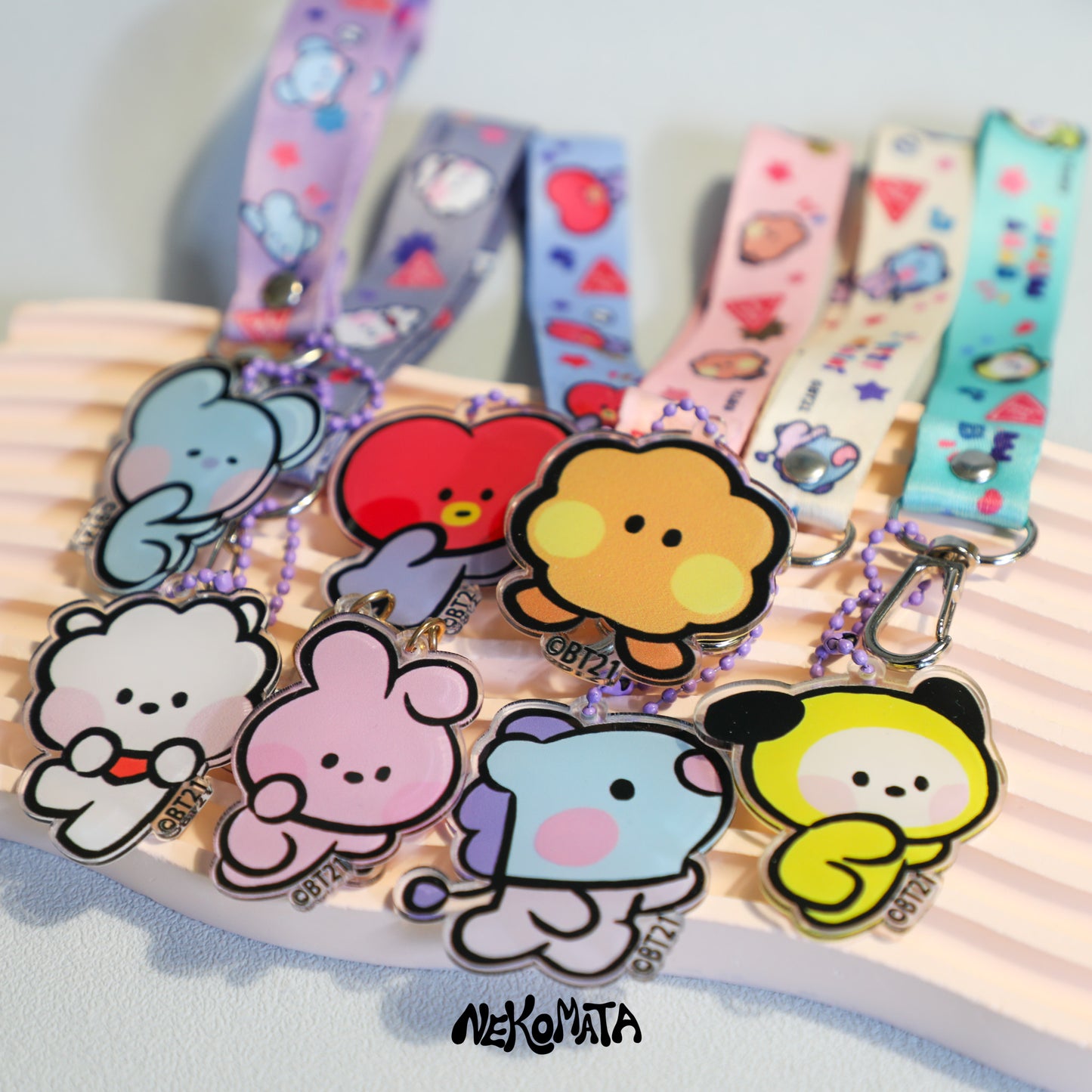 Porte-clé Kawaii BT21
