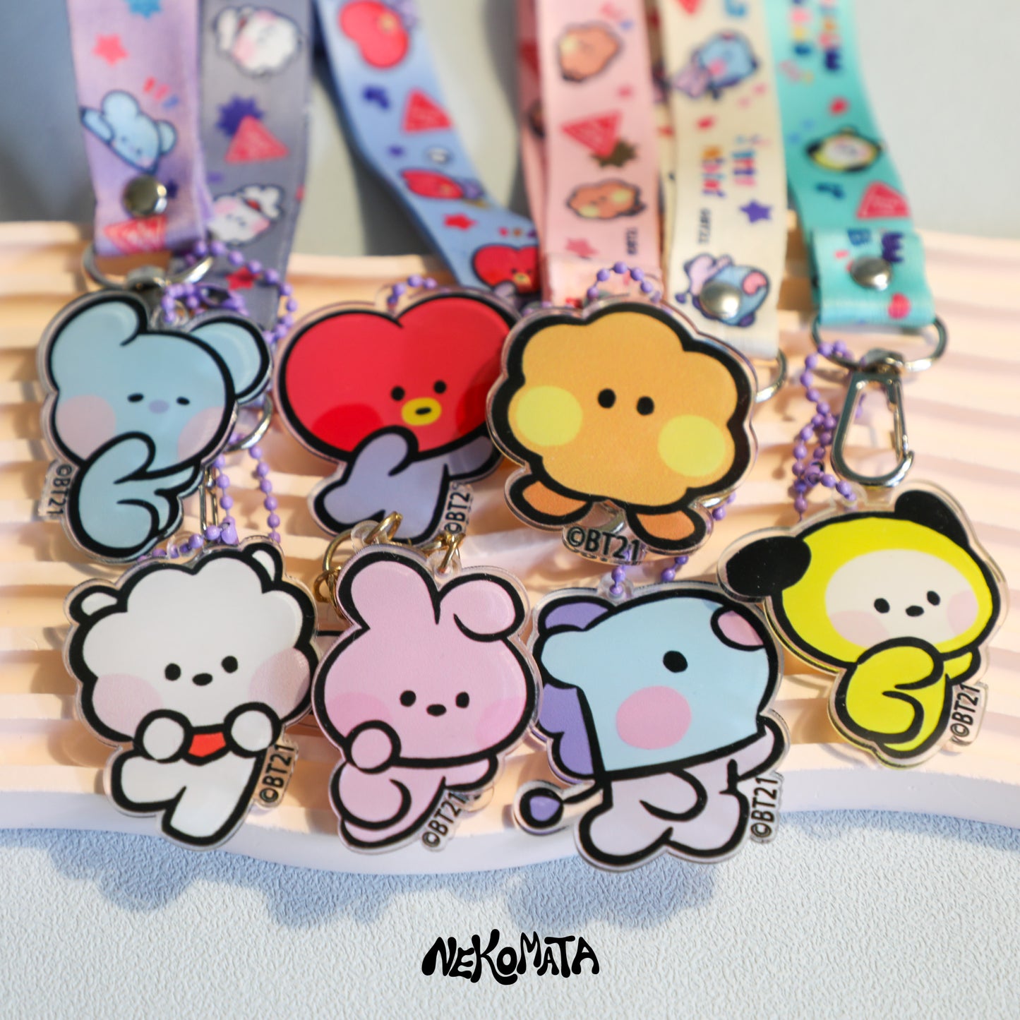 Porte-clé Kawaii BT21