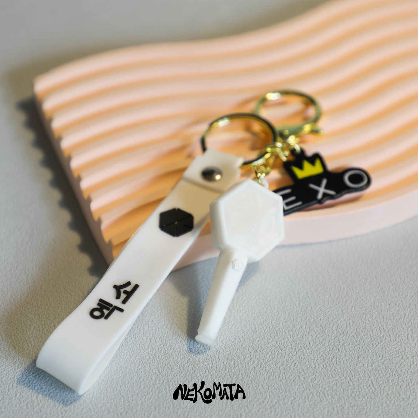 3D EXO Lightstick Keyring