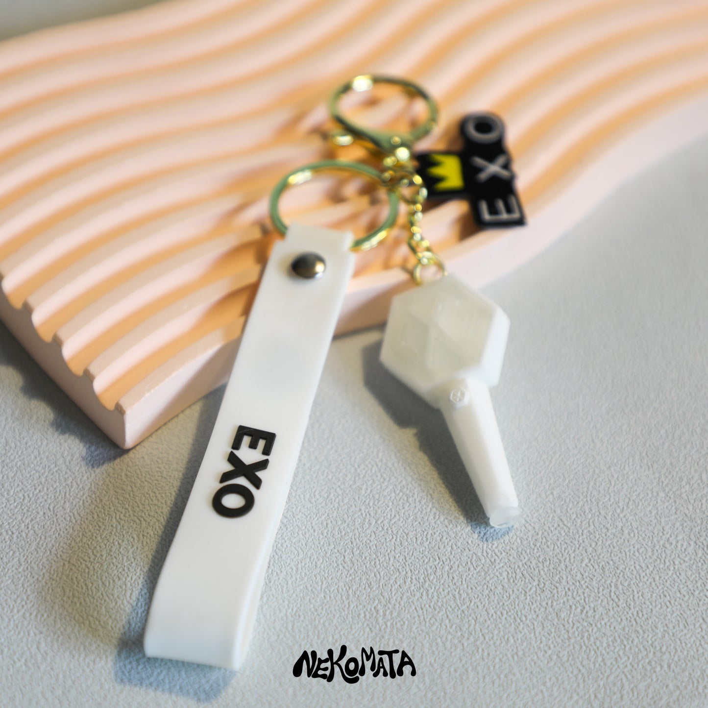 3D EXO Lightstick Keyring