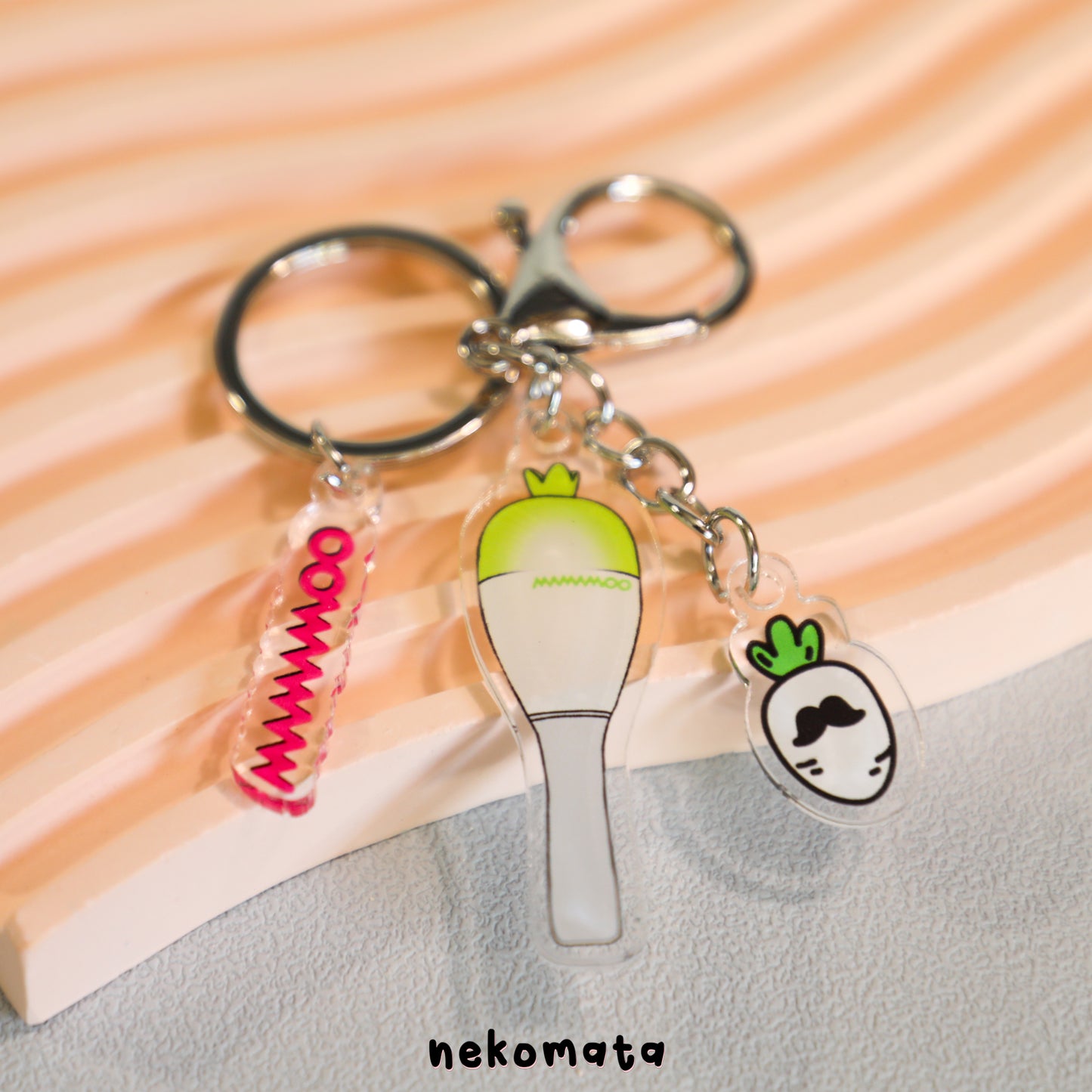 2D MAMAMOO Lightstick Keychain