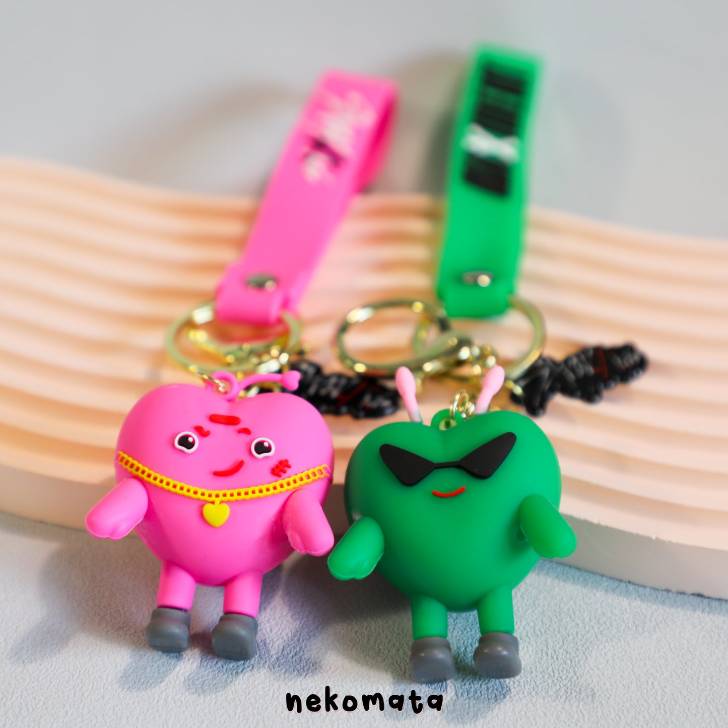 Porte-clés Cœur 3D Tung & Taeng MAXIDENT