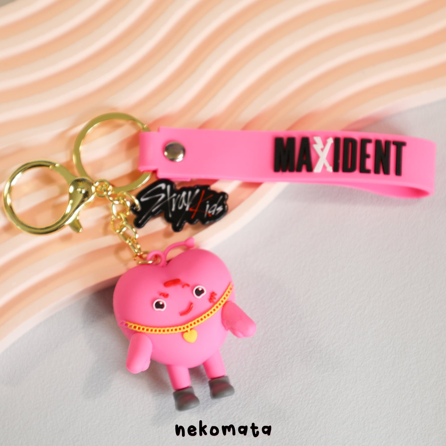 Porte-clés Cœur 3D Tung & Taeng MAXIDENT