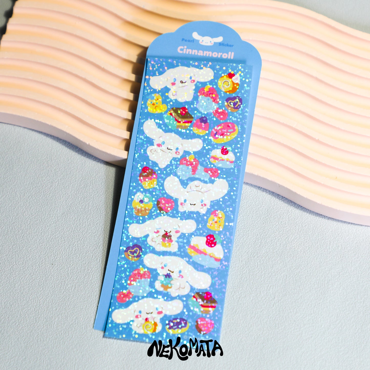 Feuille d’autocollants à paillettes SANRIO