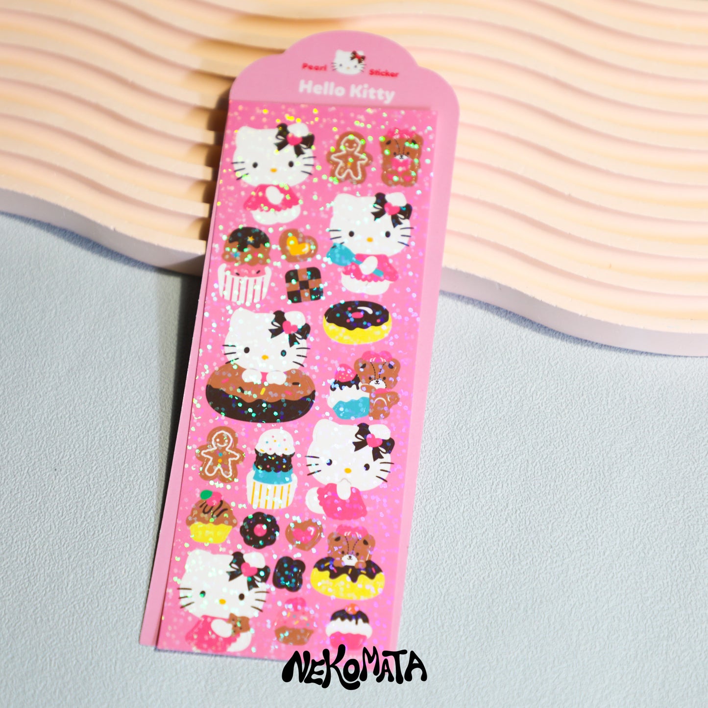 Feuille d’autocollants à paillettes SANRIO