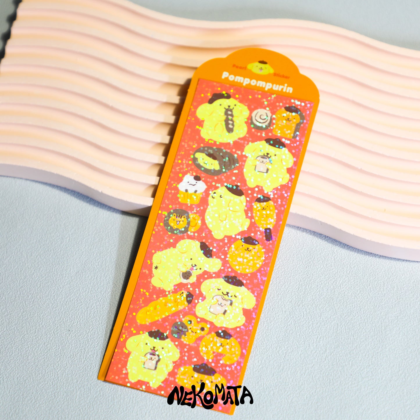 Feuille d’autocollants à paillettes SANRIO