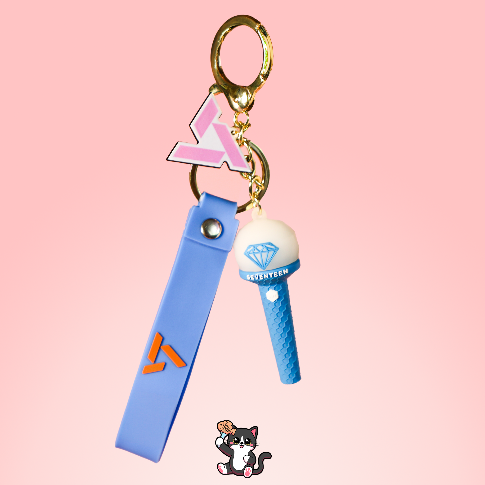 3D SEVENTEEN Lightstick Keyring – Nekomata 3D SEVENTEEN Lightstick Keyring – Nekomata