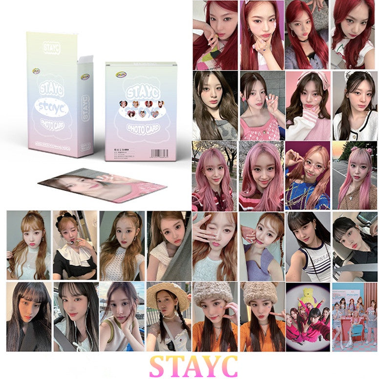 STAYC 'Teddy Bear' Holographic LOMO CARDS