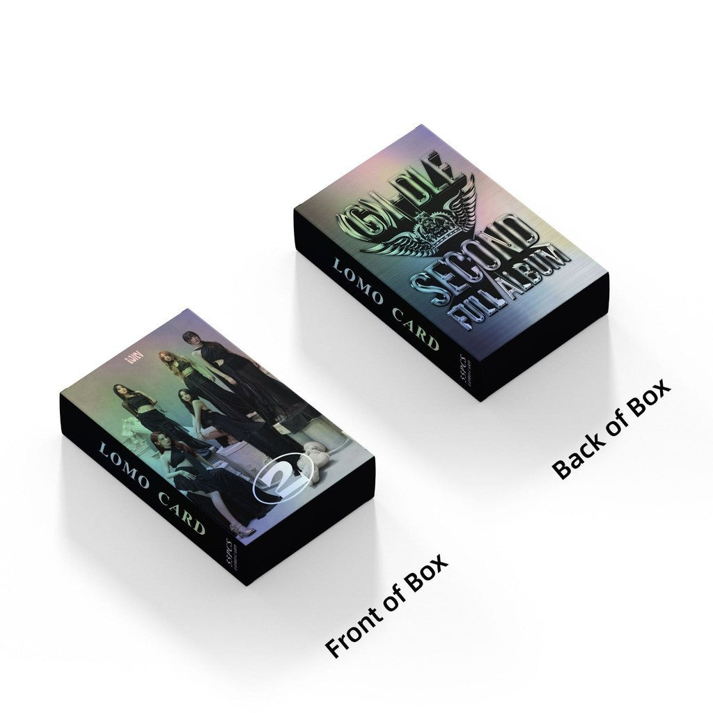 (G)I-DLE 'SECOND ALBUM' Holographic LOMO CARDS