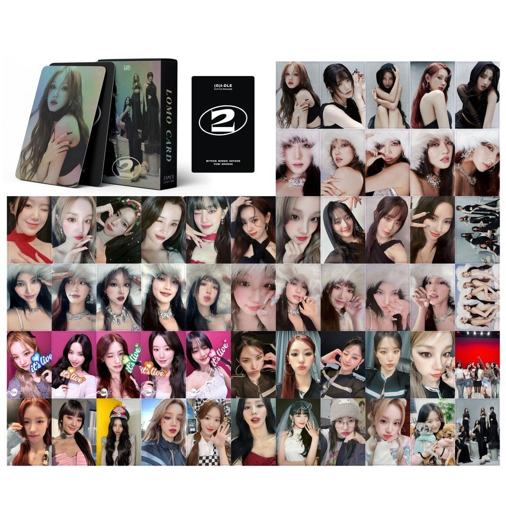 (G)I-DLE 'SECOND ALBUM' Holographic LOMO CARDS