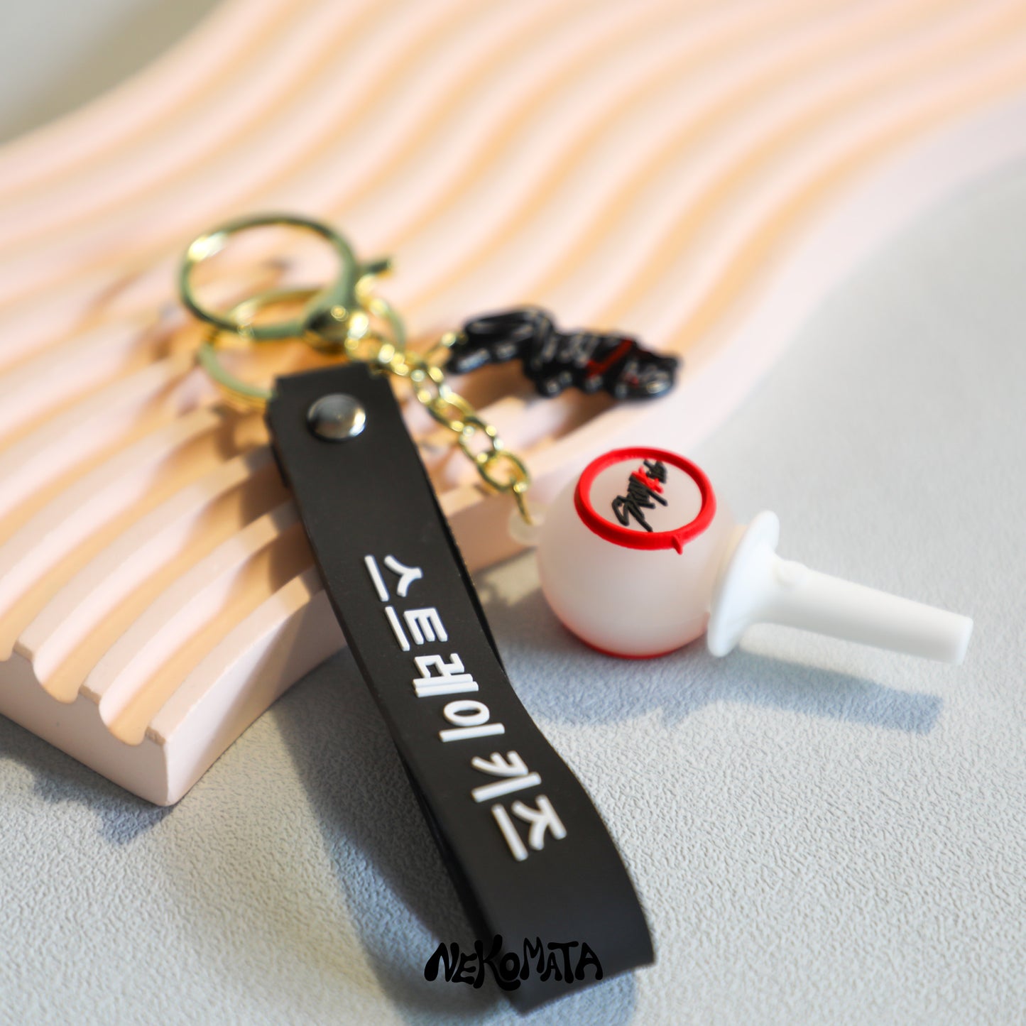 3D STRAY KIDS Lightstick Keyring