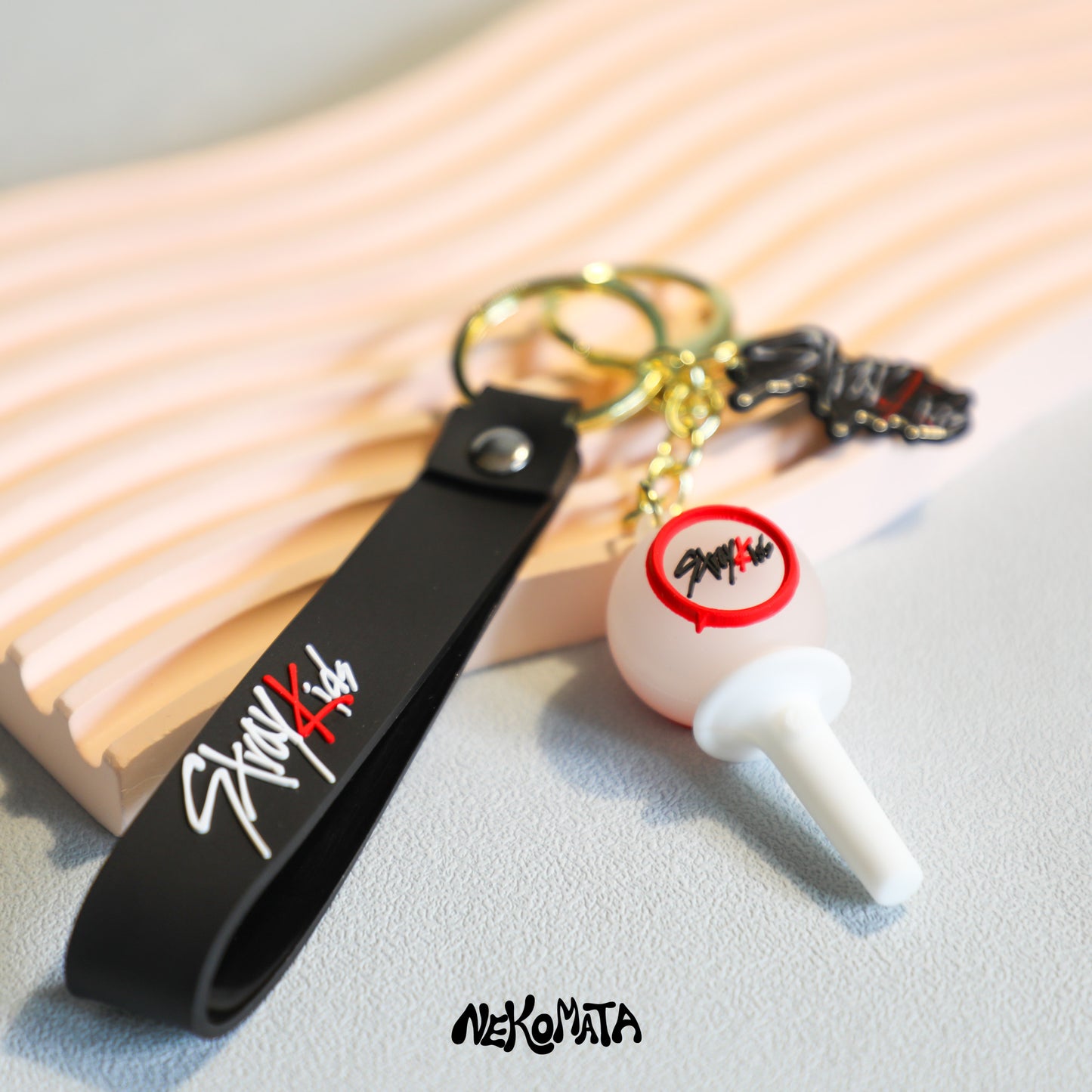 3D STRAY KIDS Lightstick Keyring