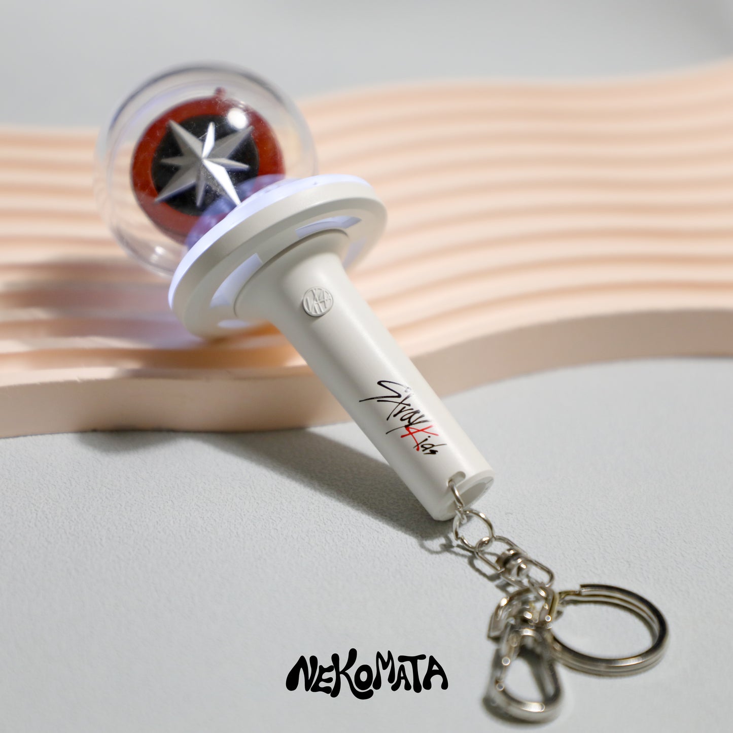 STRAY KIDS mini Lightstick Keychain (Lighting Up)