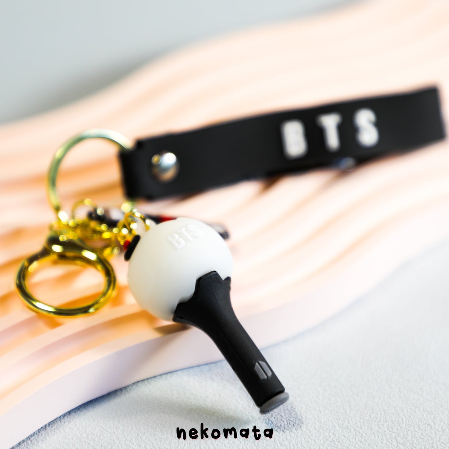 3D BTS Lightstick Keyring