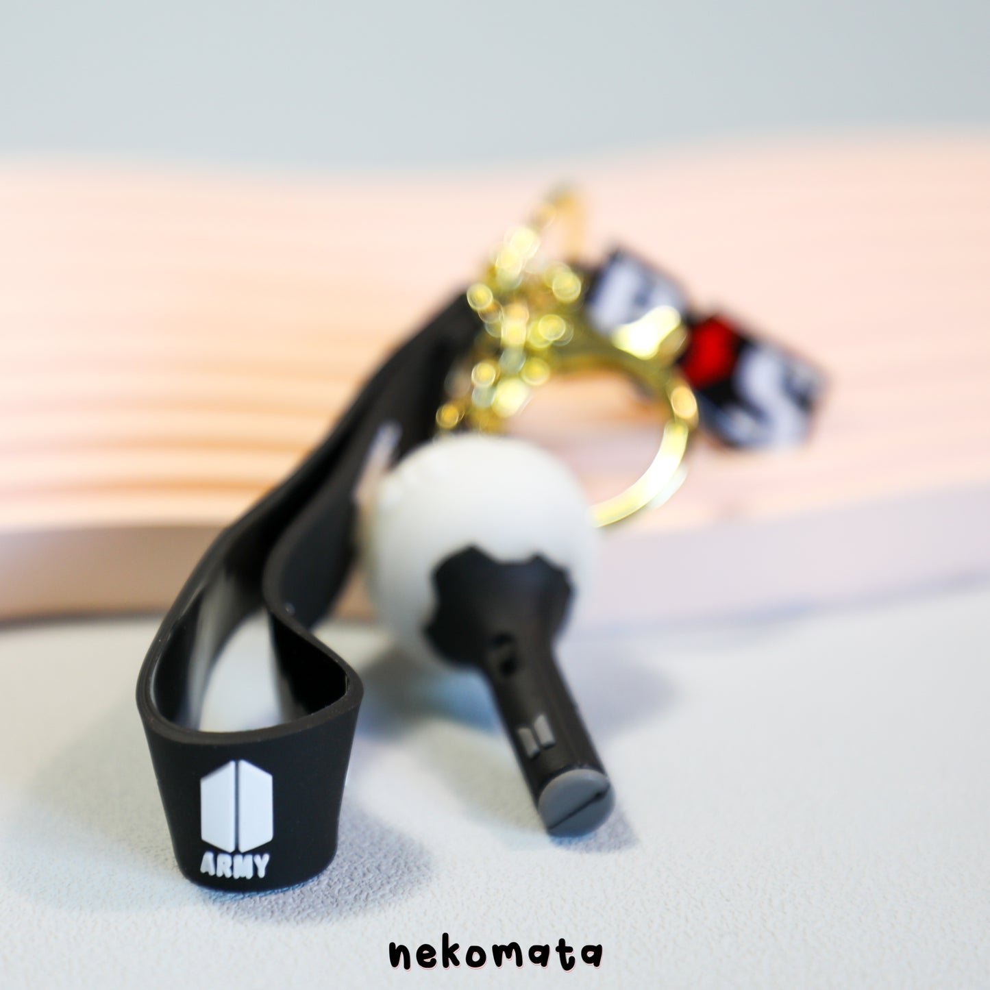 3D BTS Lightstick Keyring