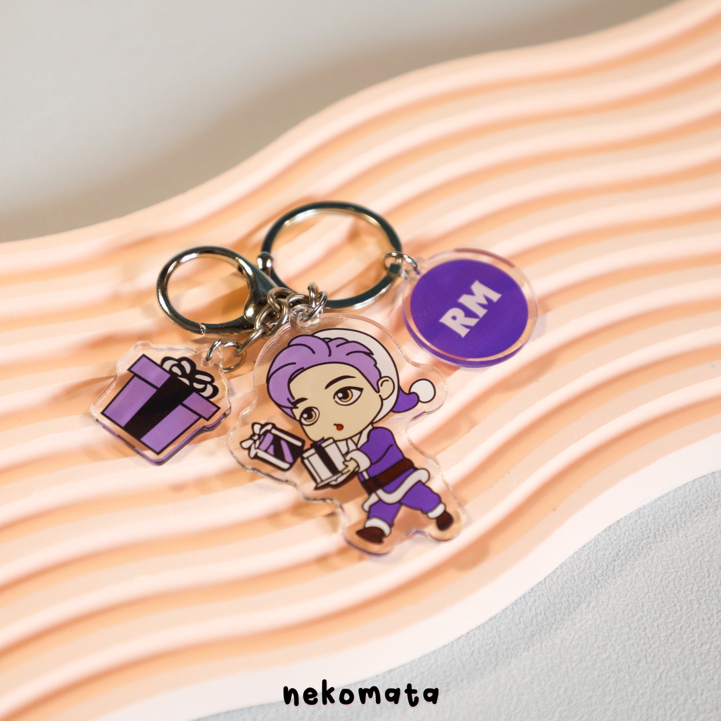 BTS Purple Keyring