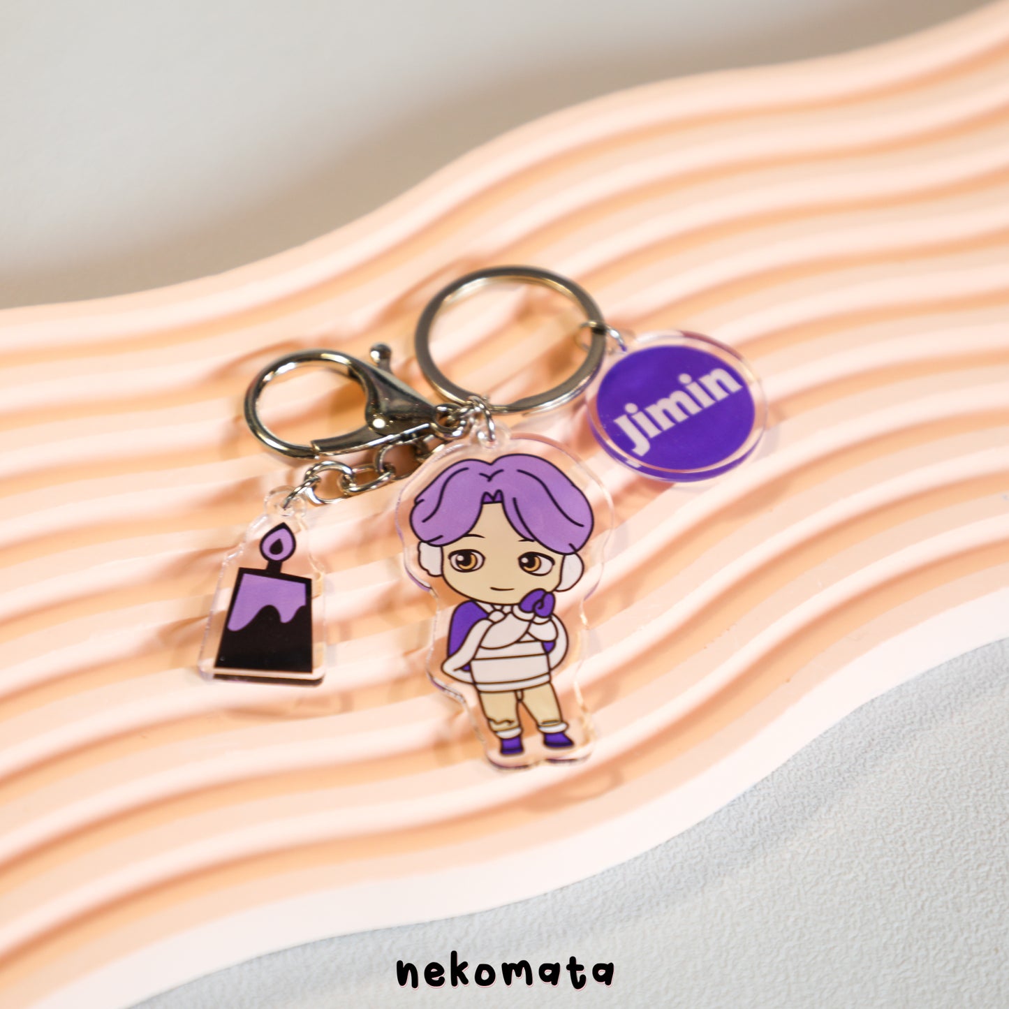 BTS Purple Keyring