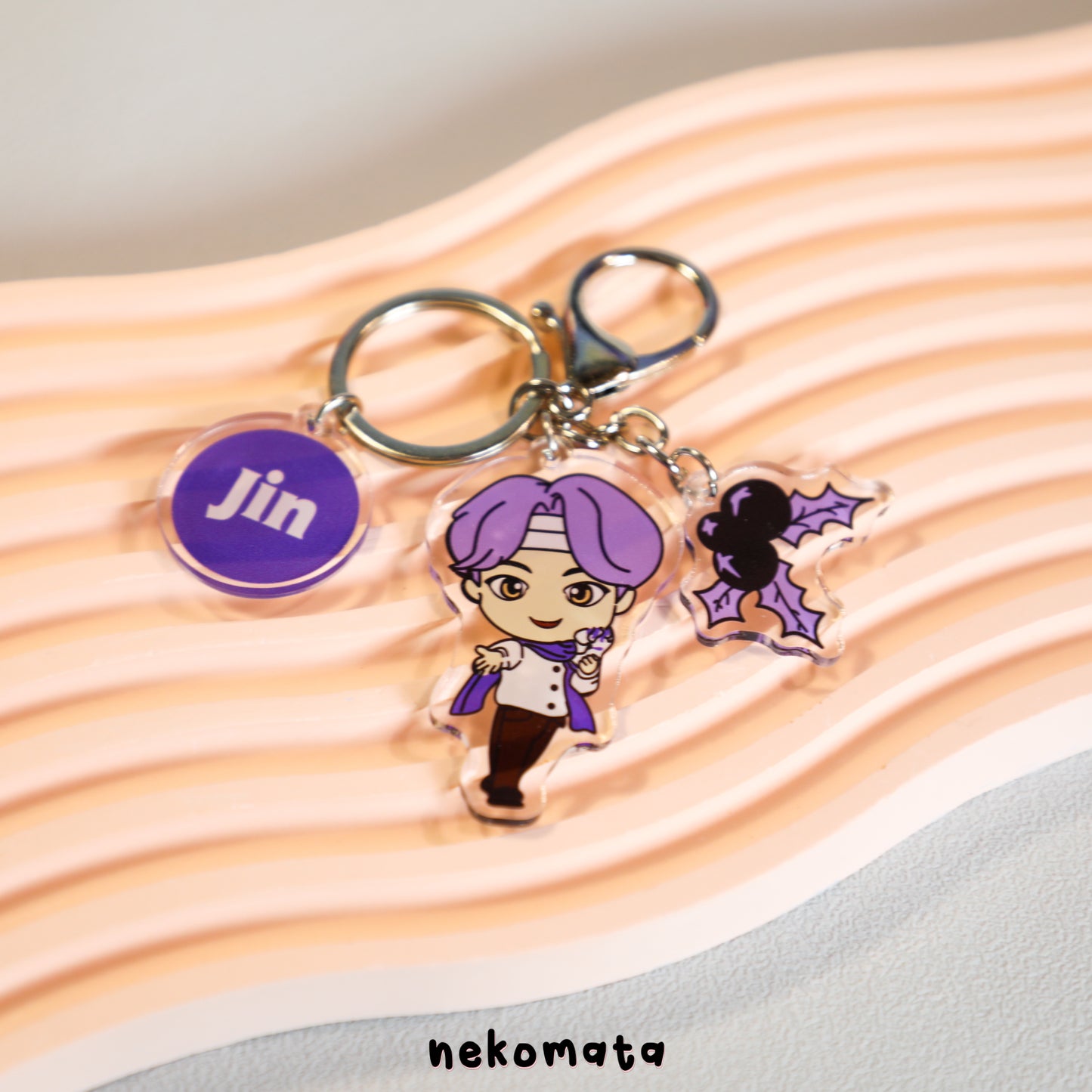 BTS Purple Keyring