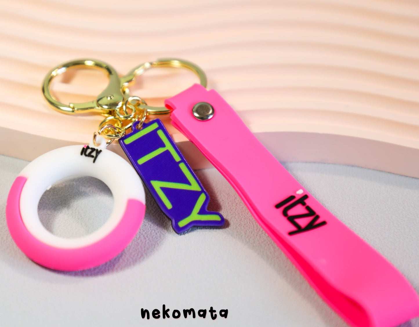 3D ITZY Lightstick Keyring